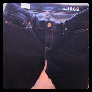Gap 1969 Sexy Boot dark wash jeans 30 Long
